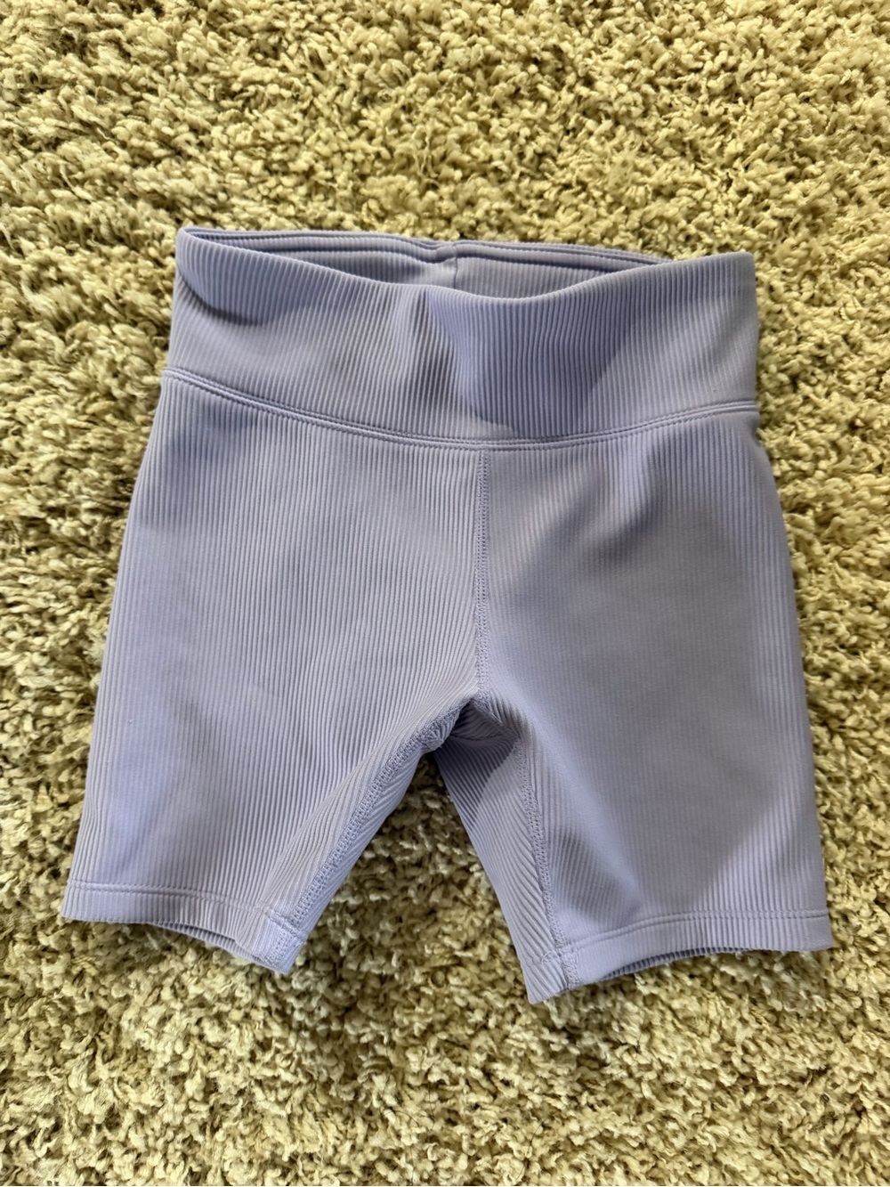 Gap Kids Ribbed Biker Shorts Purple Lavender Size Medium